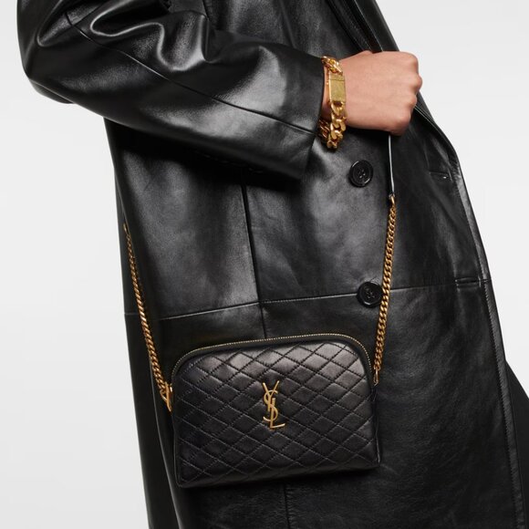 Yves Saint Laurent Gaby YSL Crossbody Bag in Quilted Leather - Picture 3 of 10